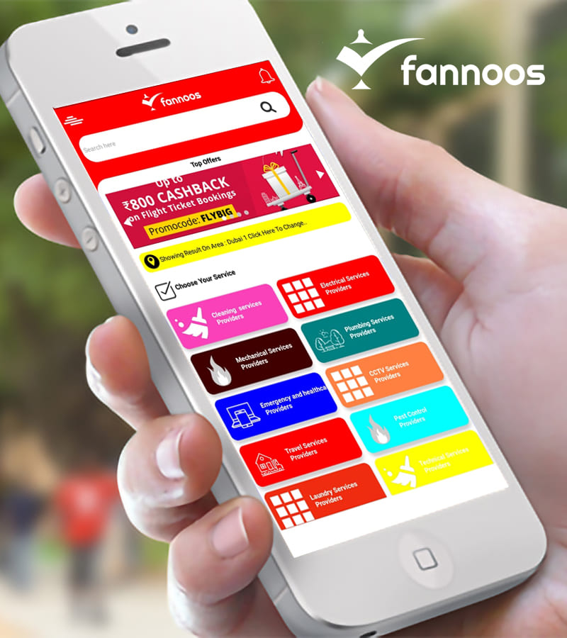 Fannoos - Mobile App & Logo