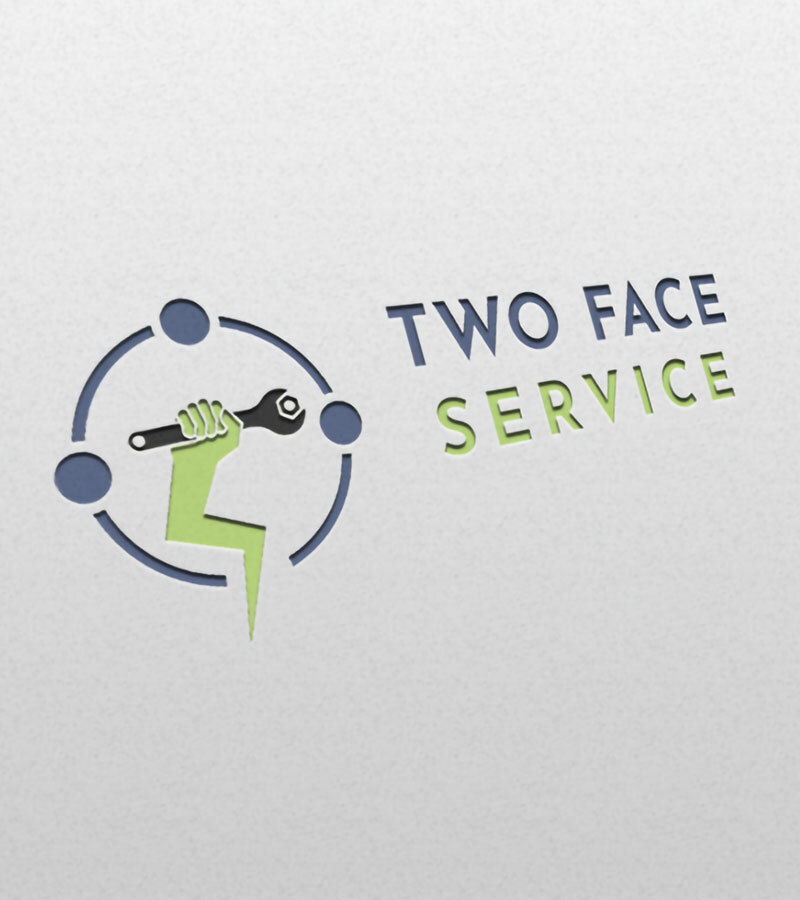 Two Face Services - Logo